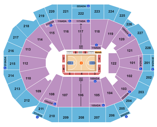 Fiserv Forum Globetrotters Seating Chart